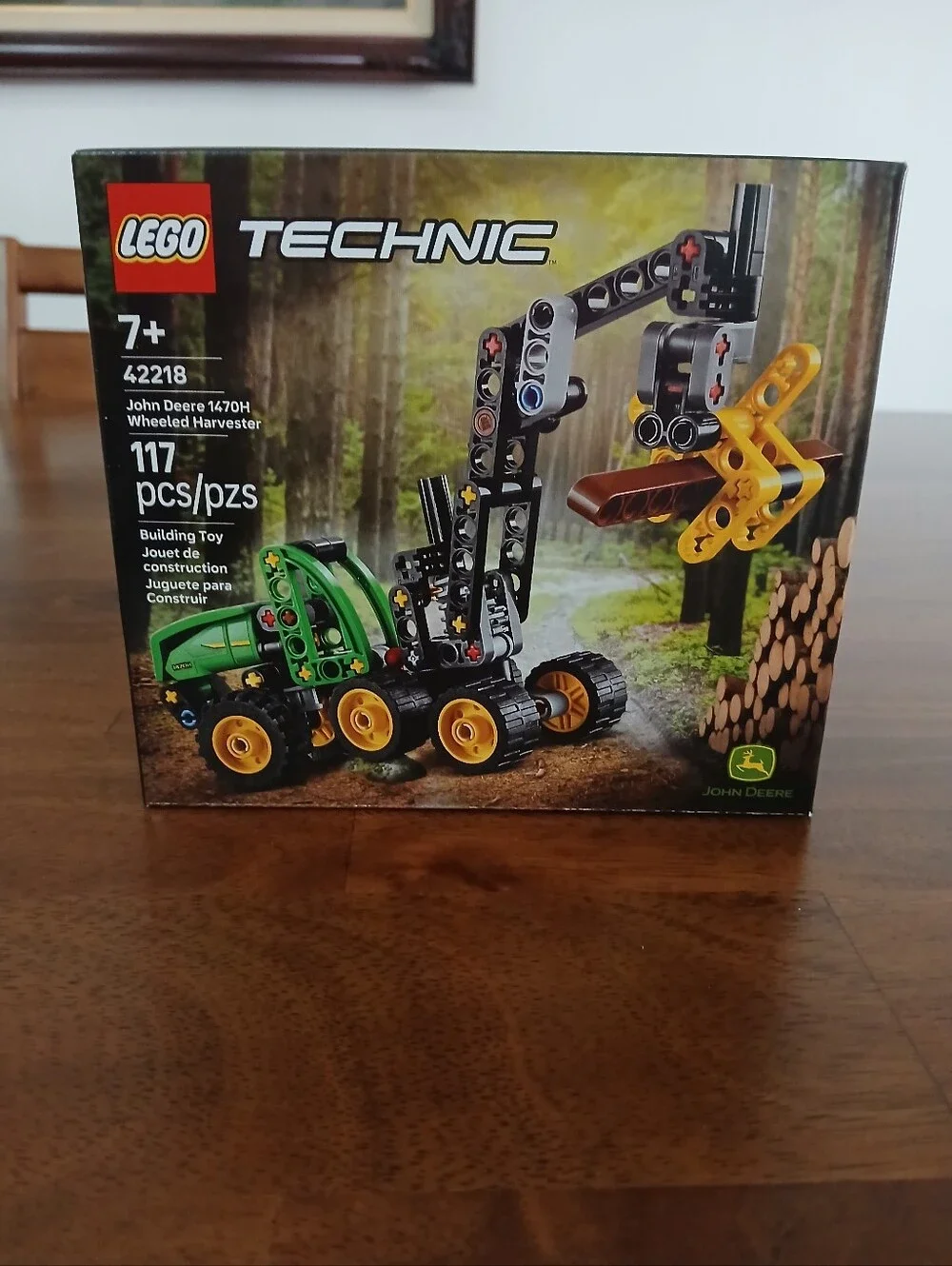 LEGO Technic John Deere Wheeled Harvester Set. NWT Ages 7+ 117 PCS